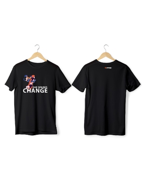 Greys & Blues Radiant Pima Round Neck T-Shirt-Black